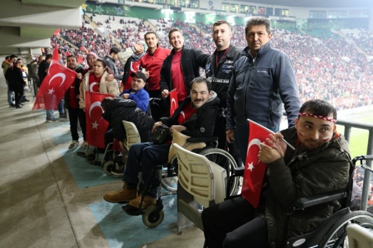 Osmangazi Belediyesi'nden engelli bireylere anlamlı hareket