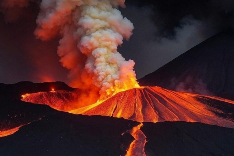 Sakurajima Yanardağı'nda patlama: K&uuml;ller 4,4 kilometre y&uuml;kseldi