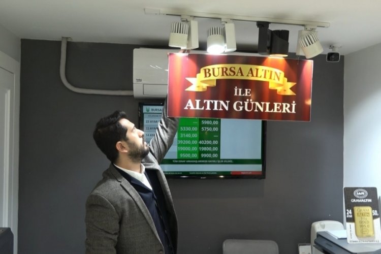 Bursa'da kuyumcudan şaşırtan hizmet!