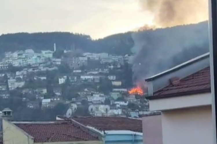 Bursa'nın en dik mahallesinde b&uuml;y&uuml;k panik!
