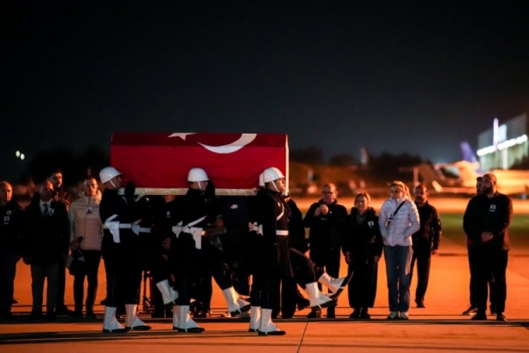 Şehit Pilot Hasan Bahar'ın naaşı İstanbul'a getirildi