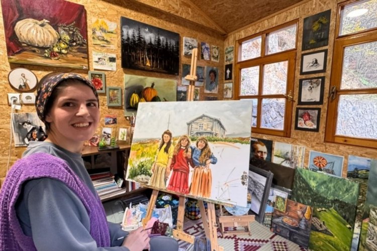 Yayla k&uuml;lt&uuml;r&uuml; ve unutulan hikayeler tuvale taşınıyor