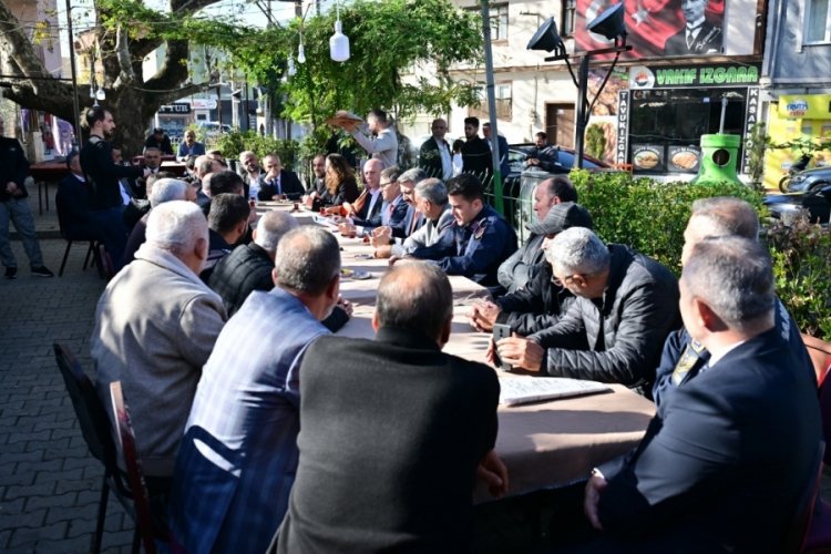 Başkan Yılmaz Vakıf Mahallesi'nde vatandaşlarla buluştu