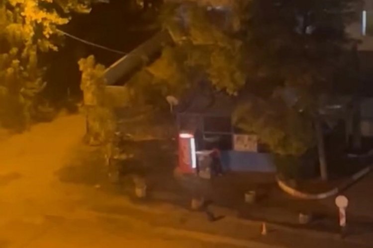 Etrafa aldırmadan ortalığı birbirine kattı