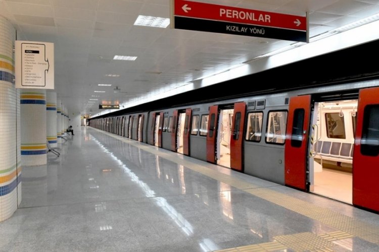 ANKARAY'da arıza nedeniyle seferlerde aksama yaşandı