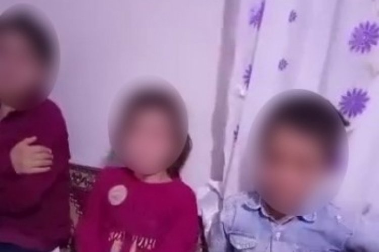 &Ccedil;ocuklarını sıraya dizip işkence etti: O anları saniye saniye kaydetti