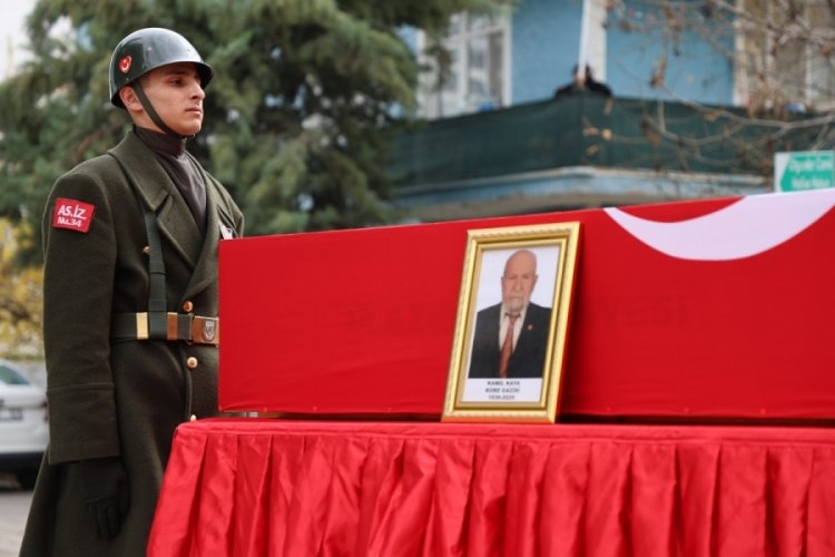 95 yaşındaki Kore gazisi d&uuml;zenlenen t&ouml;renle son yolculuğuna uğurlandı
