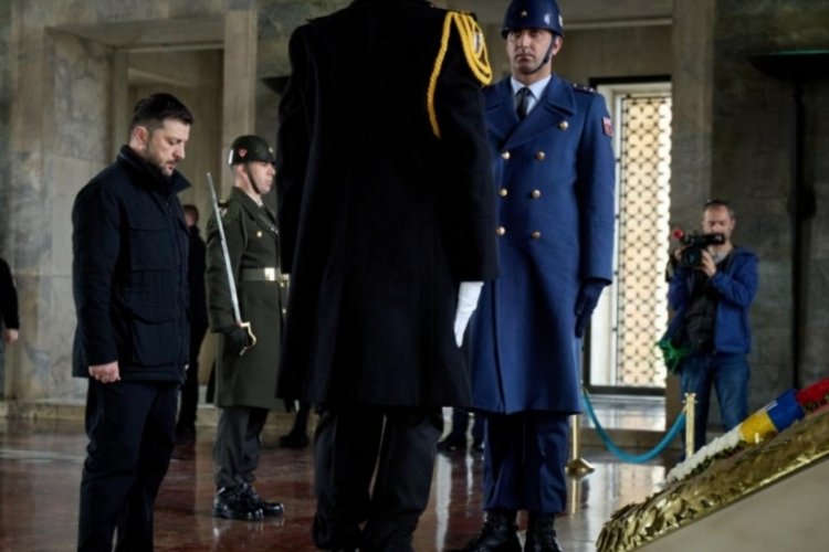 Zelenski'den Anıtkabir ziyareti