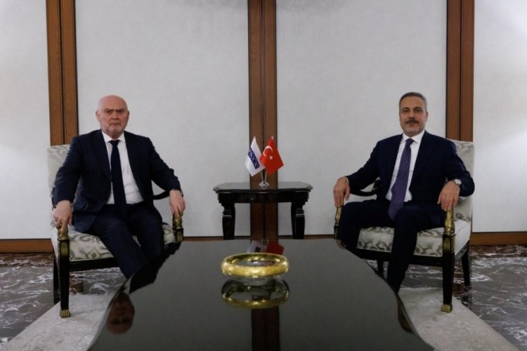 Bakan Fidan, AGİT Genel Sekreteri Sinirlioğlu'nu kabul etti