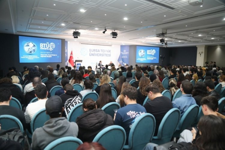 BT&Uuml; Konuşmaları'nın konuğu Psikiyatrist Prof. Dr. Nevzat Tarhan oldu