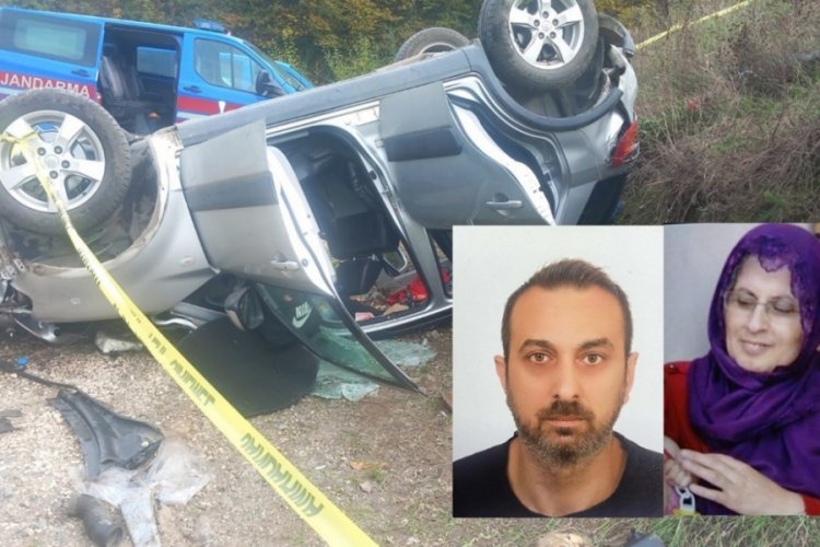 Şarampole u&ccedil;an ara&ccedil; anne ve oğluna mezar oldu