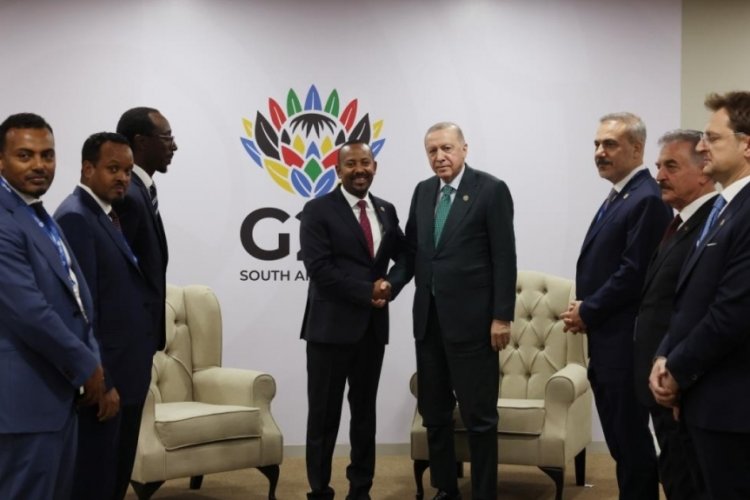 Cumhurbaşkanı Erdoğan, Etiyopya Başbakanı Ahmed Ali'yi kabul etti