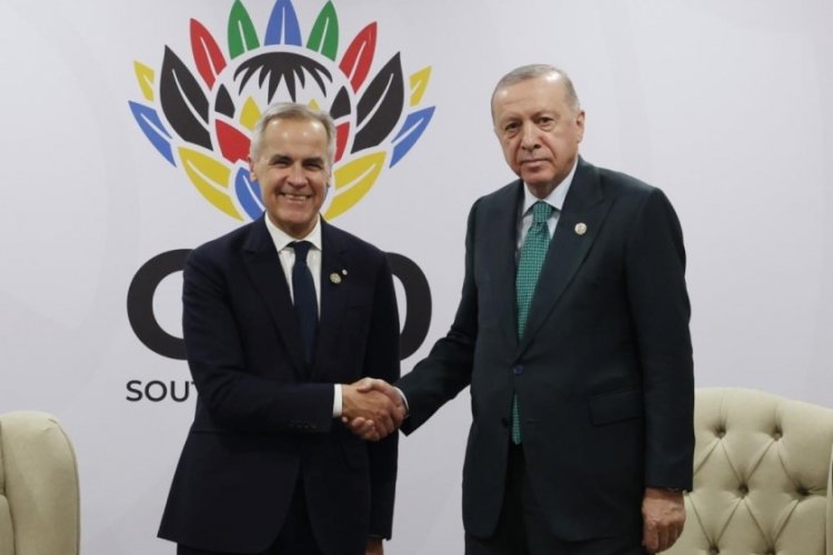 Cumhurbaşkanı Erdoğan ve Kanada Başbakanı Carney g&ouml;r&uuml;şt&uuml;