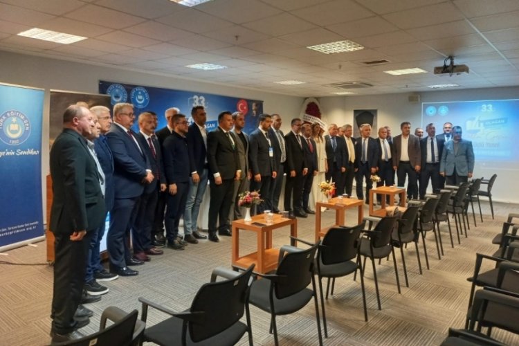 T&uuml;rk Eğitim-Sen Bursa 2 No'lu Şubesi'nde G&uuml;m&uuml;ş, g&uuml;ven tazeledi