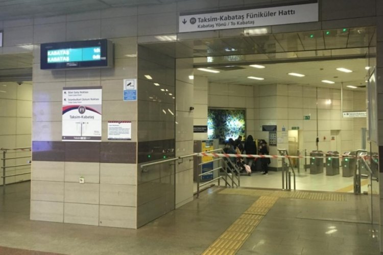 Taksim'deki metro istasyonları ge&ccedil;ici s&uuml;reyle kapanıcak