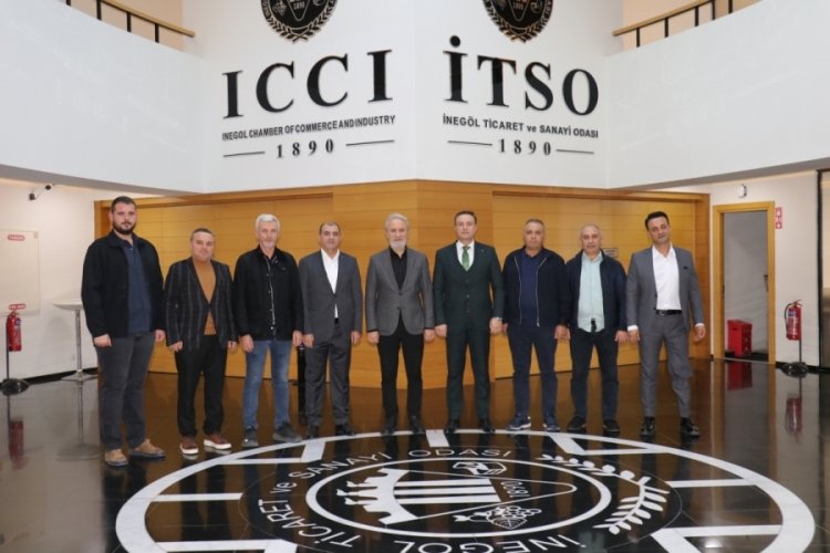 İMSİFED heyeti İneg&ouml;l'de temaslarda bulundu