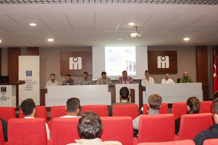 İMO Bursa şubesi y&ouml;netimi gen&ccedil;lerle buluştu
