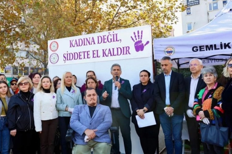 Gemlik Kent Konseyi Kadın Meclisinden 25 Kasım farkındalığı
