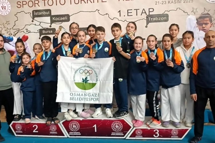T&uuml;rkiye Yıldızlar Ligi'nde madalyalar Bursa Osmangazi'ye yağdı