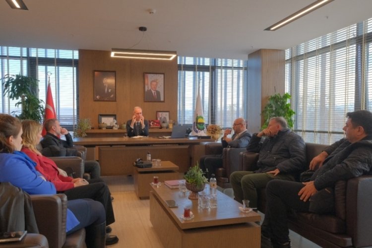 Bursada Bug&uuml;n'den İneg&ouml;l Belediye Başkanı Alper Taban'a ziyaret!