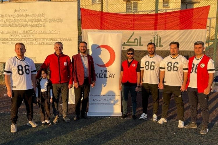 T&uuml;rk Kızılay, Kerk&uuml;kl&uuml; gen&ccedil;lere spor malzemesi desteğinde bulundu