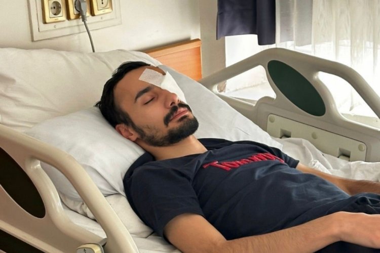 Damadını g&ouml;z&uuml;nden vurdu