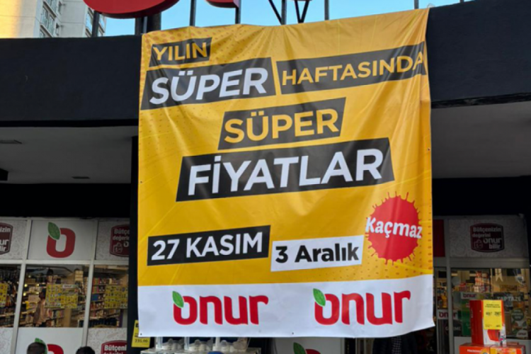 Onur Market'te 'Yılın s&uuml;per haftasında s&uuml;per fiyatlar' kampanyası başladı...