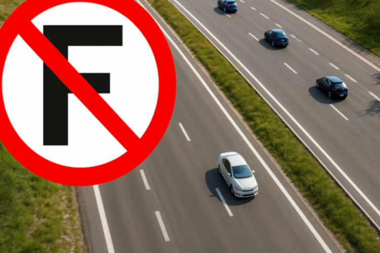 F harfli trafik levhası g&ouml;renlerin kafasını karıştırdı: İşte anlamı