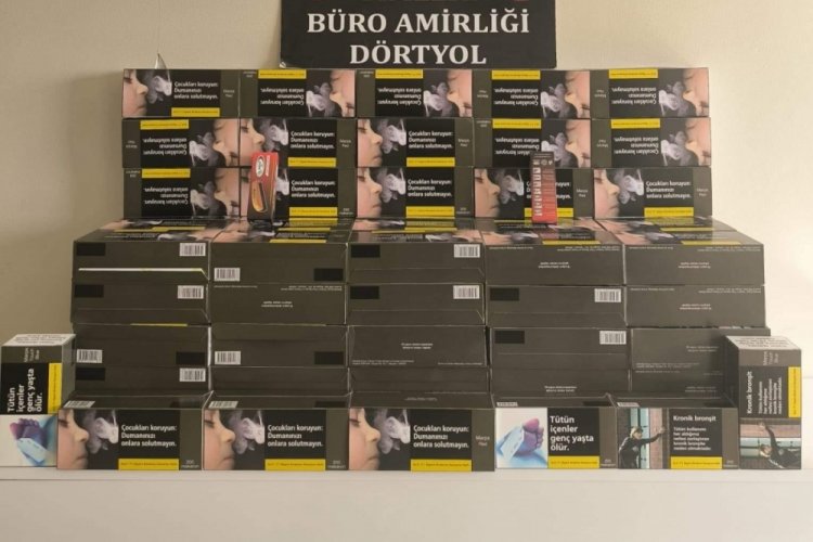 D&ouml;rtyol'da ka&ccedil;ak makaron operasyonu