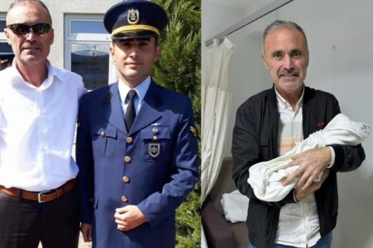 D&uuml;şen u&ccedil;akta şehit olan askerin bebeği d&uuml;nyaya geldi