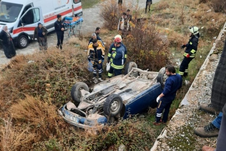 Takla atan ara&ccedil; i&ccedil;erisinde 1 kişi yaşamını yitirdi...