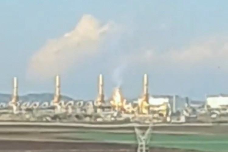 Doğal gaz tesisinde korkutan yangın!
