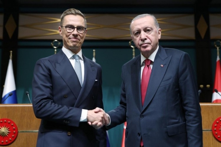 Cumhurbaşkanı Erdoğan, Finlandiya Cumhurbaşkanı ile g&ouml;r&uuml;şt&uuml;