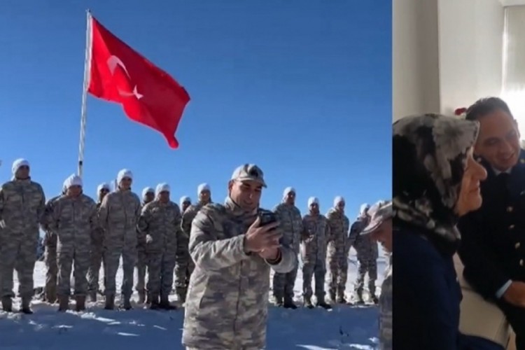 Anadolu'nun yüreği cephede! Teyzenin emekleri Mehmetçik...