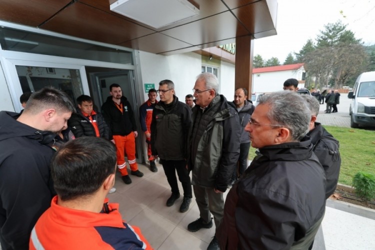 Orman Genel Müdürü Karacabey Bursa'da! Ekipleri tebrik etti...