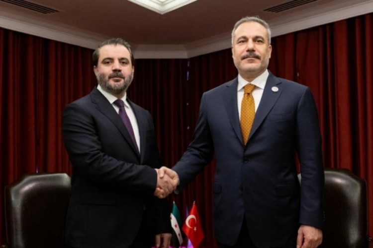 Dışişleri Bakanı Fidan, Suriyeli mevkidaşı ile g&ouml;r&uuml;şt&uuml;