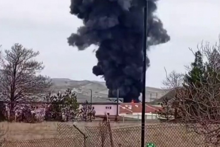 Kırıkkale'de kimya fabrikasında yangın