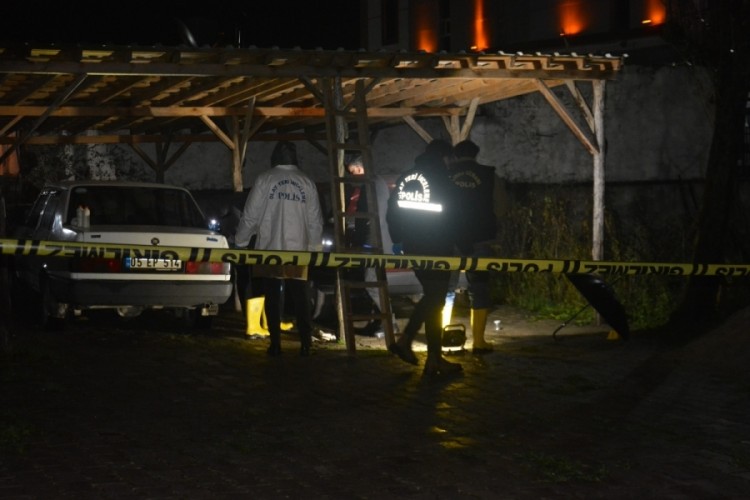 Evin otoparkına patlayıcı madde atıp ka&ccedil;tı: Kısa s&uuml;rede yakalandı