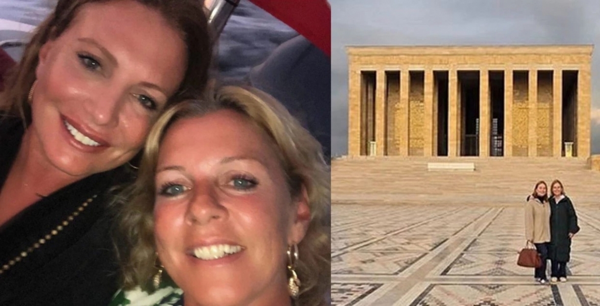 Caroline Koç ve kardeşinden Anıtkabir'e ziyaret