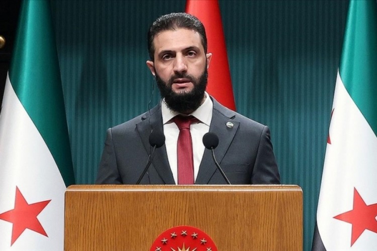 Suriye Cumhurbaşkanı Şara'dan ABD Başkanı Trump'a ter&ouml;r saldırısı i&ccedil;in taziye mesajı