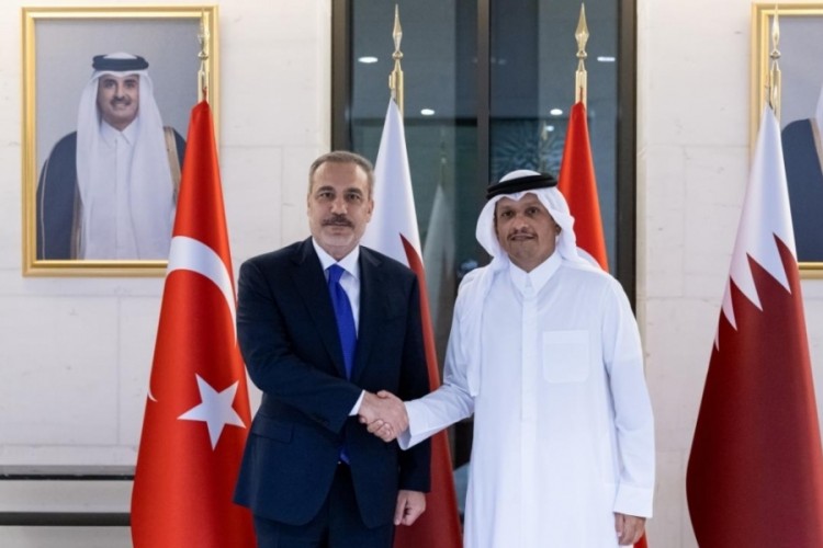 Bakan Fidan, Katar Başbakanı Al Sani ile g&ouml;r&uuml;şt&uuml;