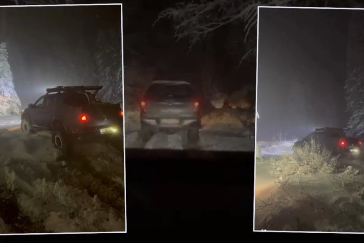 Kar kalınlığının 40 metreye ulaştığı Karab&uuml;k beyaza b&uuml;r&uuml;nd&uuml;