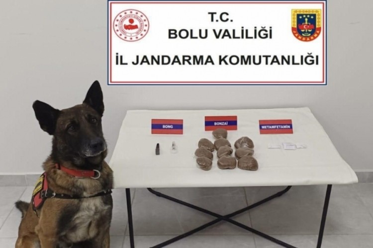 Bolu'da otomobilde zulalanmış uyuşturucuya 2 g&ouml;zaltı
