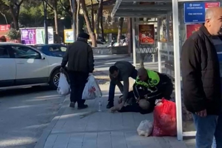 Polisin ilk yardım m&uuml;dahalesi hayat kurtardı