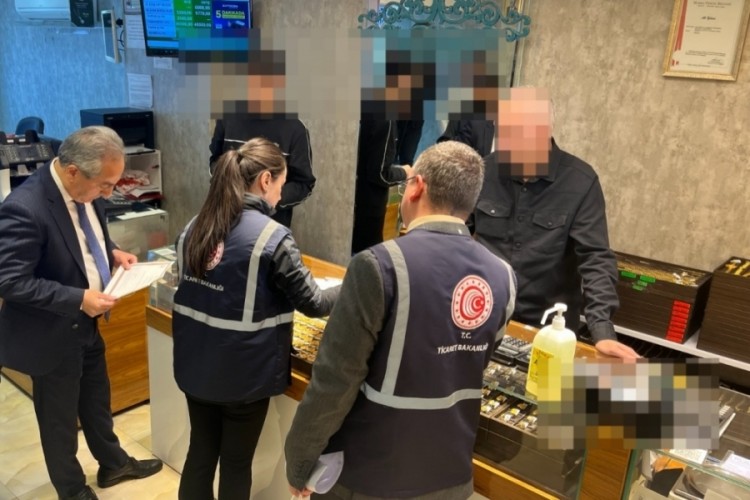 Bursa'da kuyumculara şok baskın!