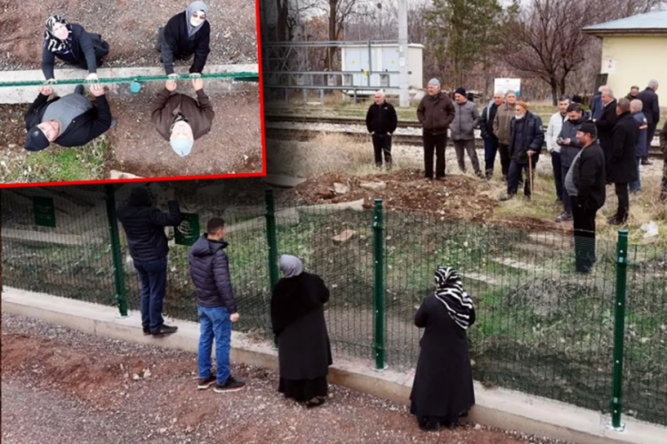 Kemal Sunal'ın Propaganda filmi ger&ccedil;ek oldu! Tel &ouml;rg&uuml; mahalleyi ikiye b&ouml;ld&uuml;