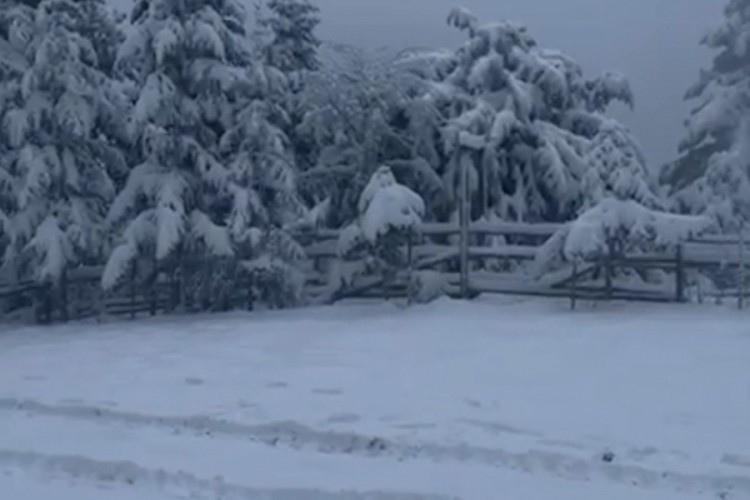 Bolu'da kış turizmine yapay kar desteği