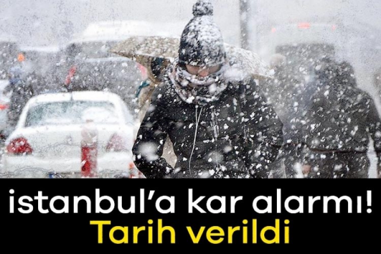 İstanbul'a yılbaşı &ouml;ncesi m&uuml;jde verildi: Lapa lapa kar geliyor