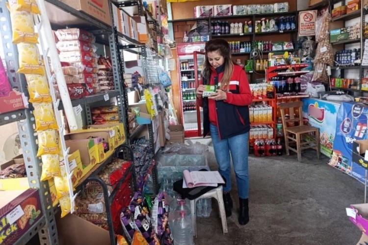 Yılbaşı &ouml;ncesi gıda satan işletmelere y&ouml;nelik denetim