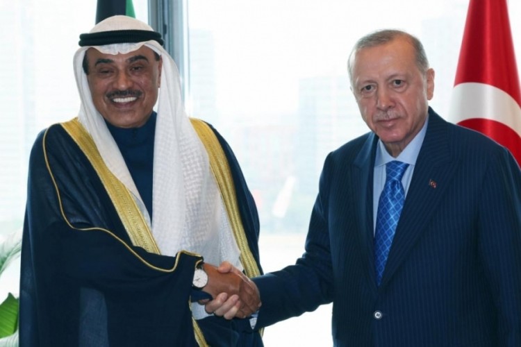 Cumhurbaşkanı Erdoğan, Kuveyt Veliaht Prensi ile g&ouml;r&uuml;şt&uuml;